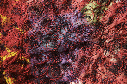Red Landscape, detail