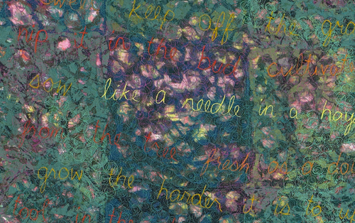 Garden Metaphors, detail