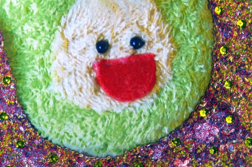 Evan's Slippers, detail